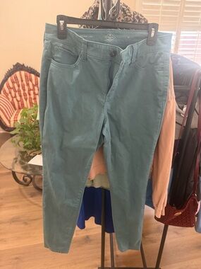 St. John's Bay Teal Straight Leg Jeans
